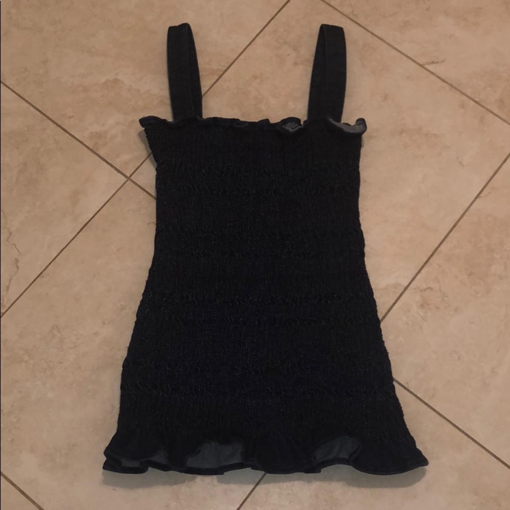 Urban Outfitters Denim Smocked Dress